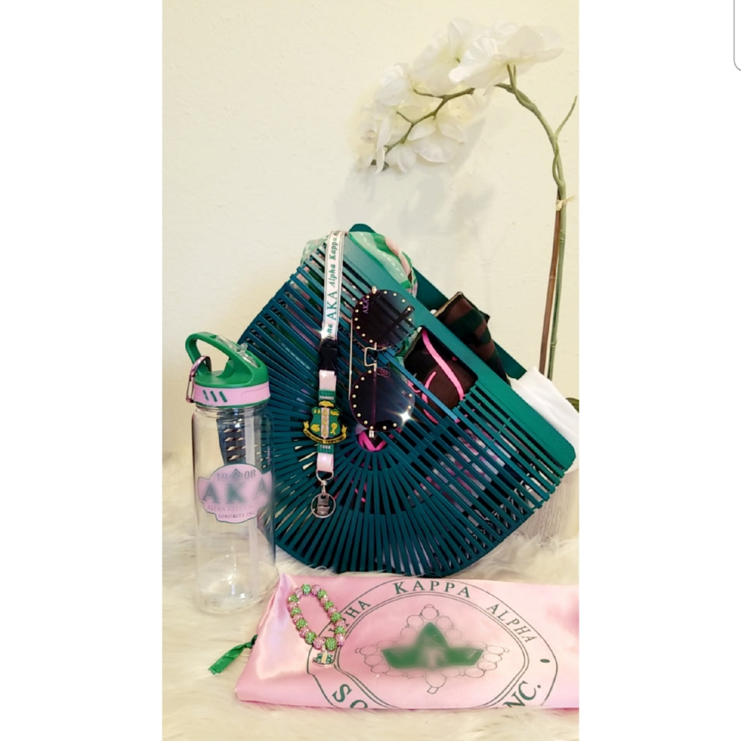 Green Bamboo Purse