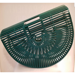 Green Bamboo Purse